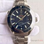 Swiss Replica Omega Seamaster Planet Ocean 44mm 8500 Watch Steel Blue Ceramic Bezel
